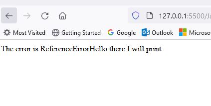 image displaying an reference error in javascript